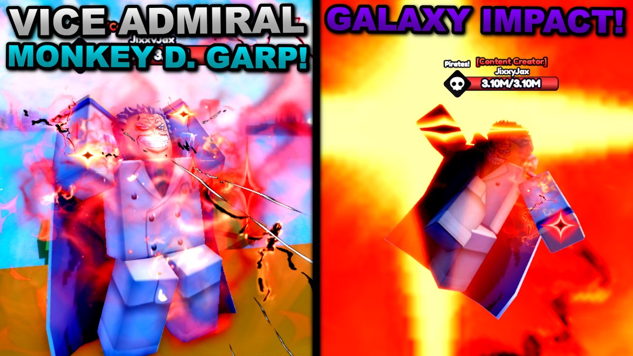 Becoming Monkey D. Garp (Galaxy Impact V2) In Roblox One Fruit... Here's What Happened!