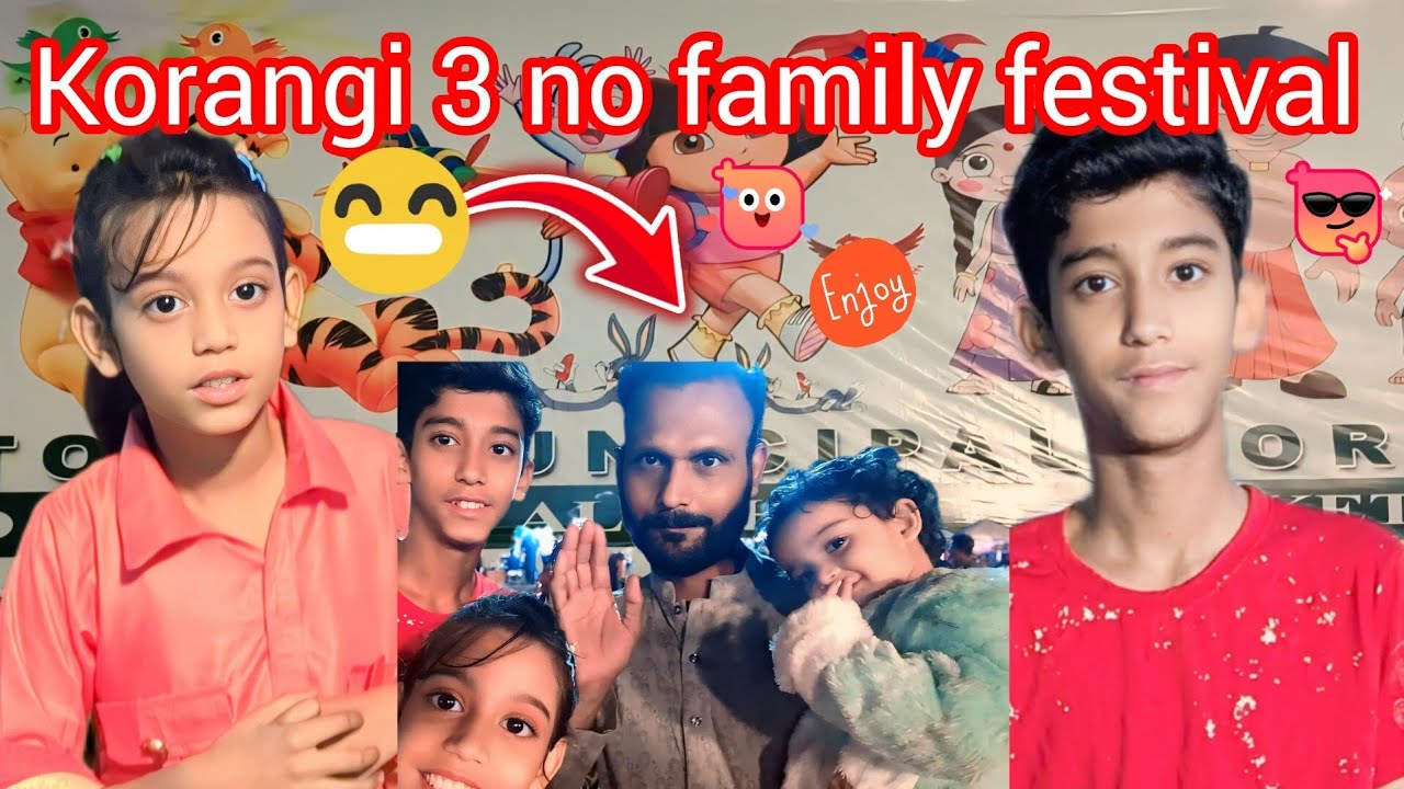 Korangi 3 free intri 👍 Family festival 😚 My Sweet Family funny 🤣