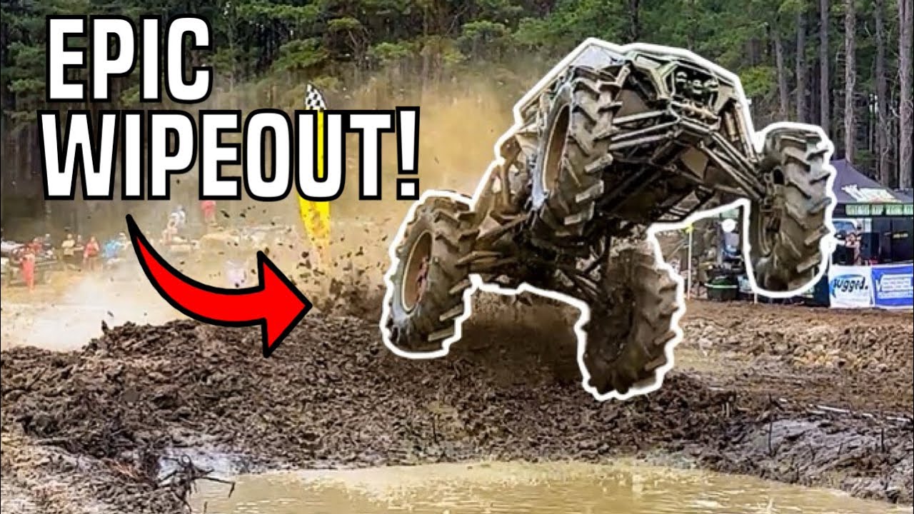 NIGHTMARE RZR crashes into big tire bounty hole | King of the Deep at Boggs and Boulders