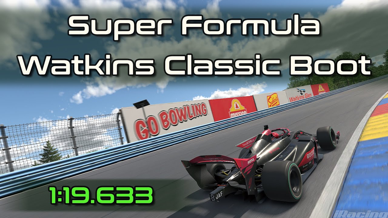 iRacing SF23 Super Formula Watkins Glen Q Hotlap 1:19.633 - 2025 Season 4