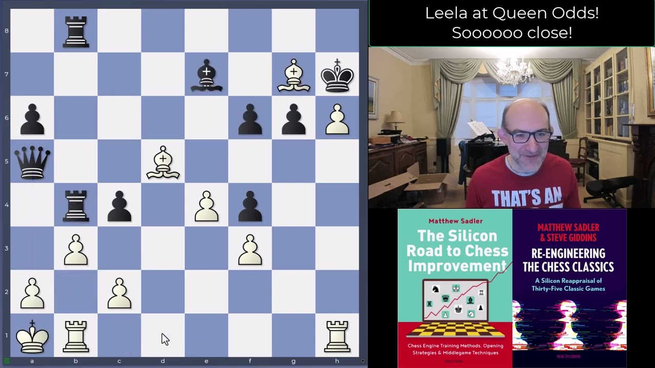 Silicon Road: Leela gives QUEEN Odds! Soooooo close!