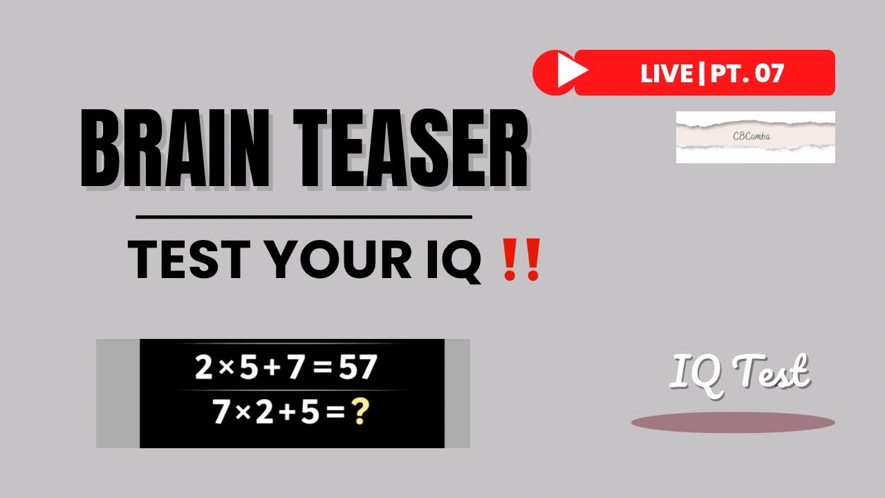 Genius  IQ Test 🧐 Solve in 60 Seconds 👁️👁️ #iqtest #brainteaser 