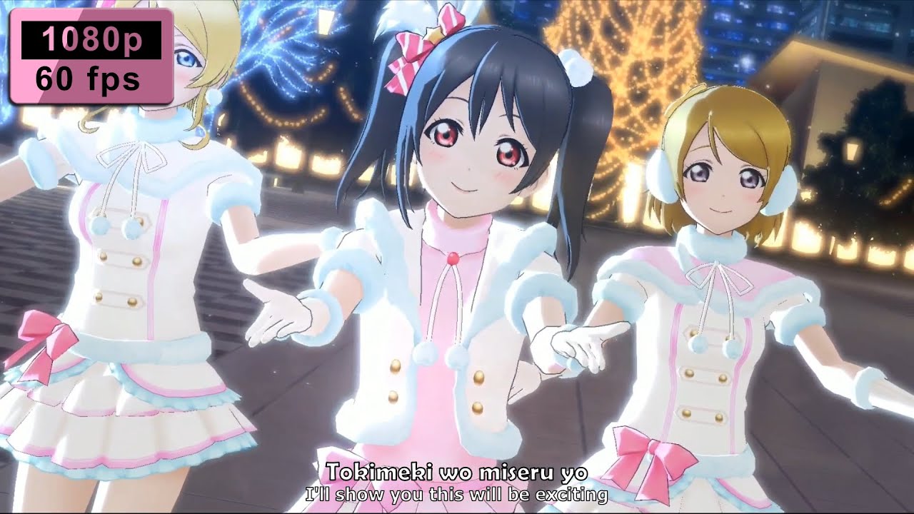 Snow halation with Lyrics Romaji+English [1080p 60fps]