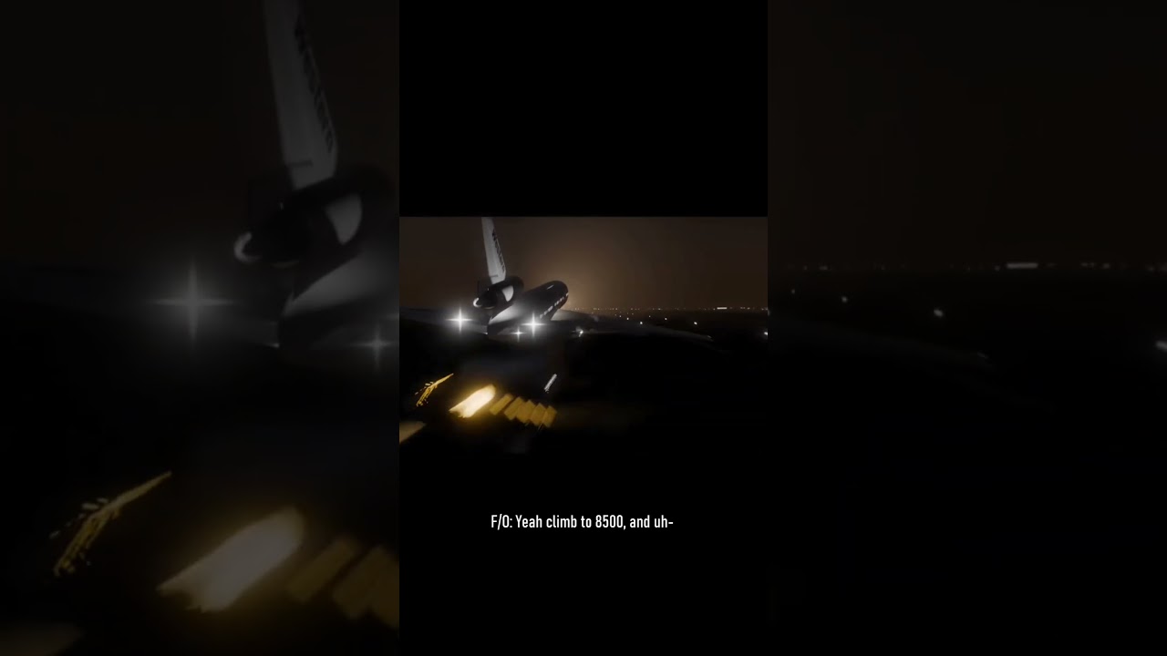Western airlines flight 2605 crash animation+CVR