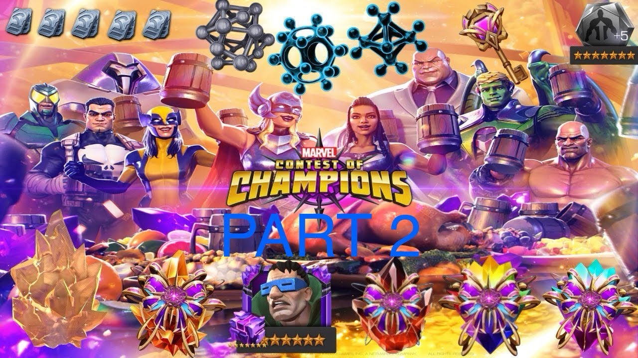 Part 2 Banquet Opening!! 163 Superior Banquet Crystals & 30 Jubilants | Marvel Contest Of Champions