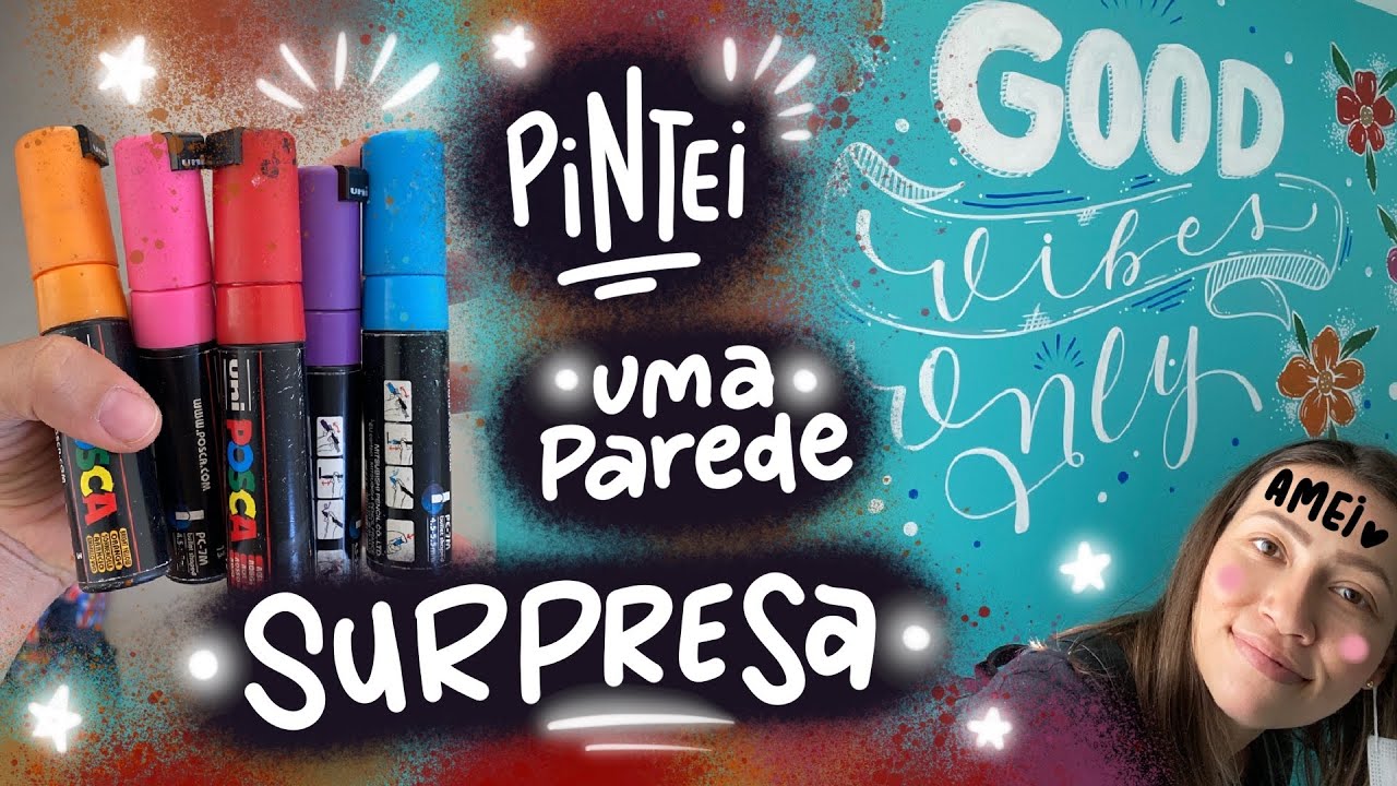 LETTERING EM PAREDES -  PINTURA SURPRESA PARA UMA FÃ!!! KAROL STEFANINI