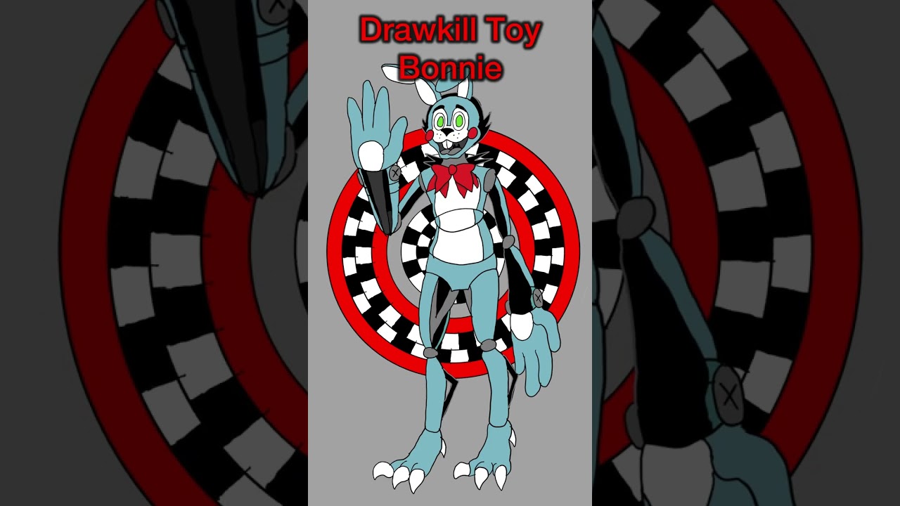FNAF Drawkill Animatronics in My Art Style #fnaf #fnaffanart #fivenightsatfreddys 