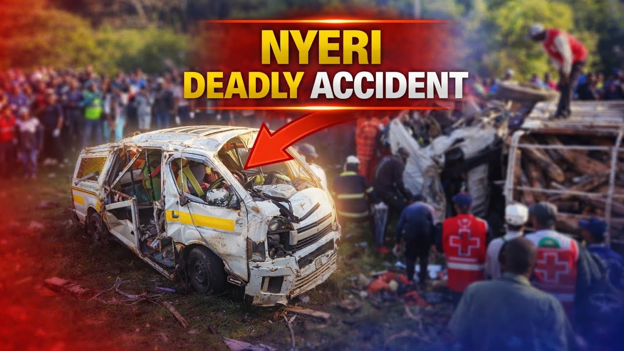 BREAKING NEWS: 15 Kenyans Dead After Lorry Collides With Matatu In Deadly Nyeri Road Accident