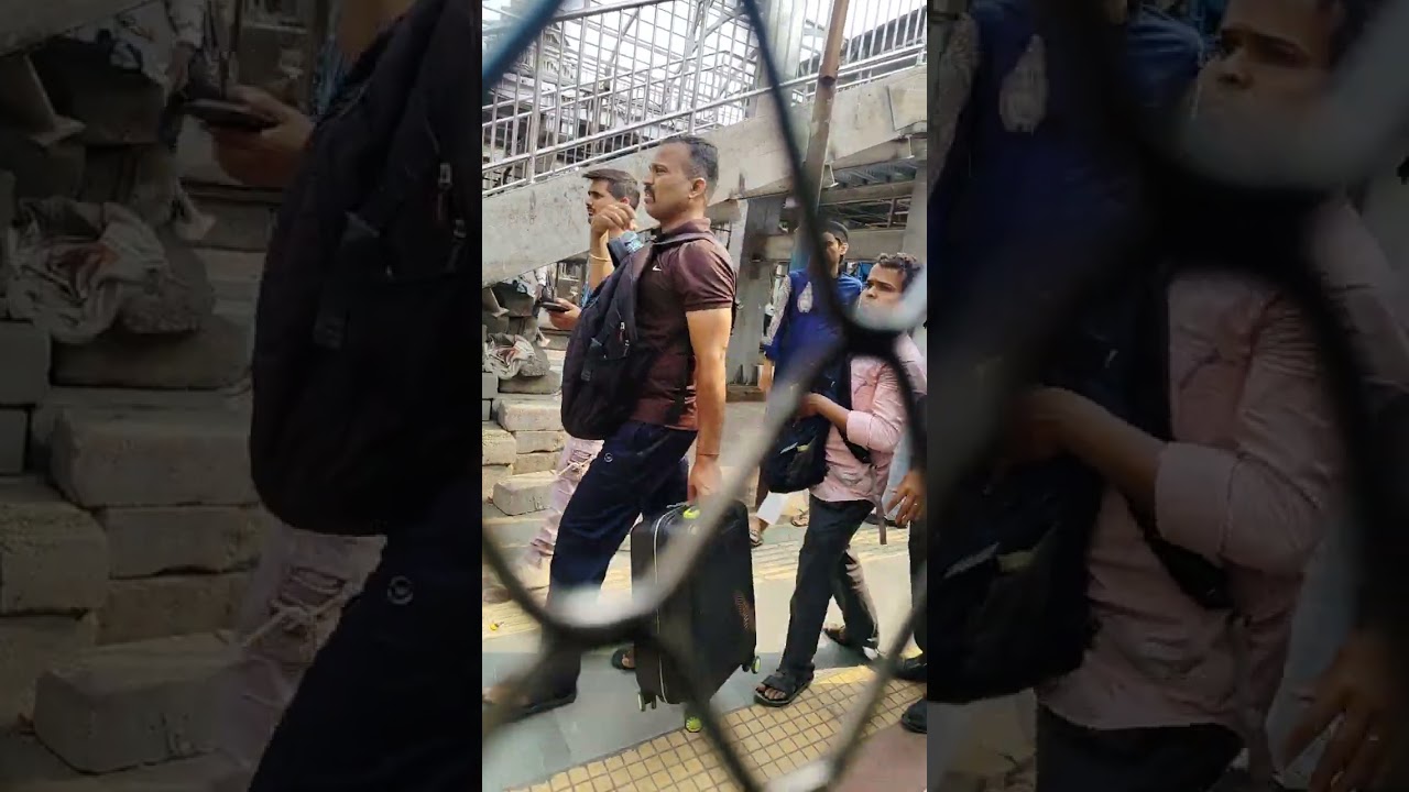 Local train 🚂🚃🚂🚃🚂🚃🚂🚃 travel Life line of Mumbai 