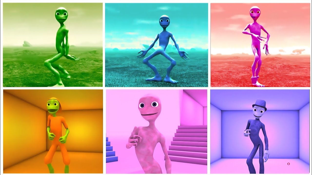 Epic Alien Dance  | Dame Tu Cosita Style Animation #aliendance #alien
