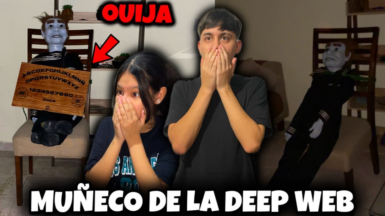 EL MUÑECO DE LA DEEP WEB NO NOS QUIERE EN LA CASA 😥 *PREGUNTAS CON LA OUIJA Y NOS DIJO SU NOMBRE*