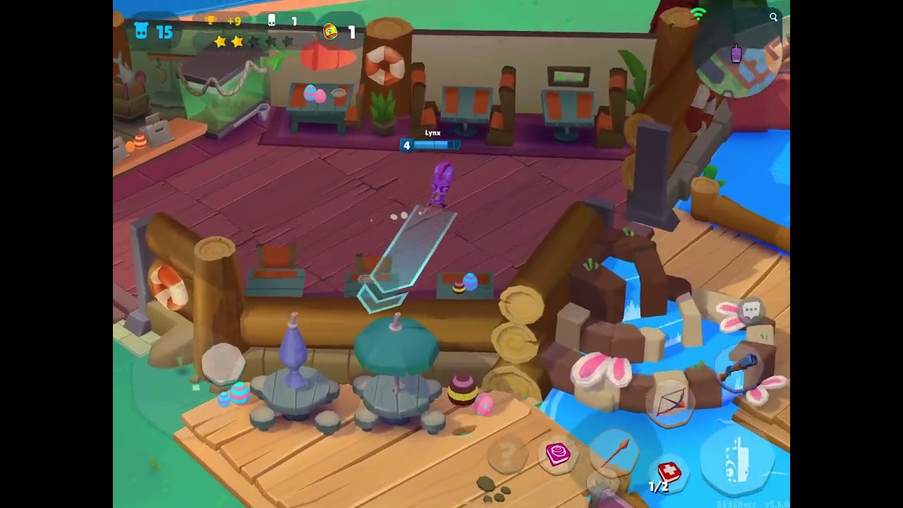 Playing with my new Zooba character Larry!