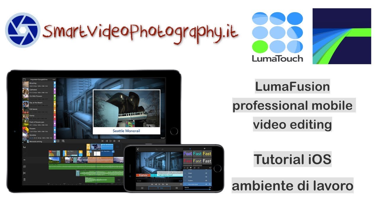 LumaFusion   tutorial 01   Ambiente di lavoro