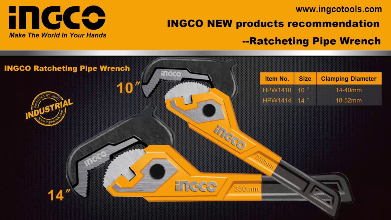 LLAVE DE CAÑO ATUO AJUSTABLE INGCO  HPW1410 HPW1414