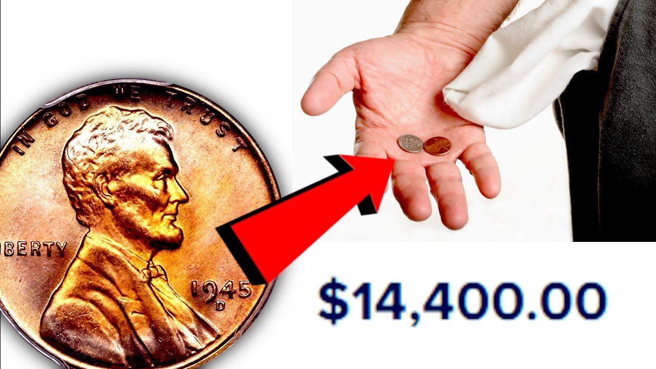 УЛЬТРА РЕДКИЕ ПШЕНИЧНЫЕ ПЕННИ 1945 ГОДА, СТОЯЩИЕ ОГРОМНЫХ ДЕНЬГ!