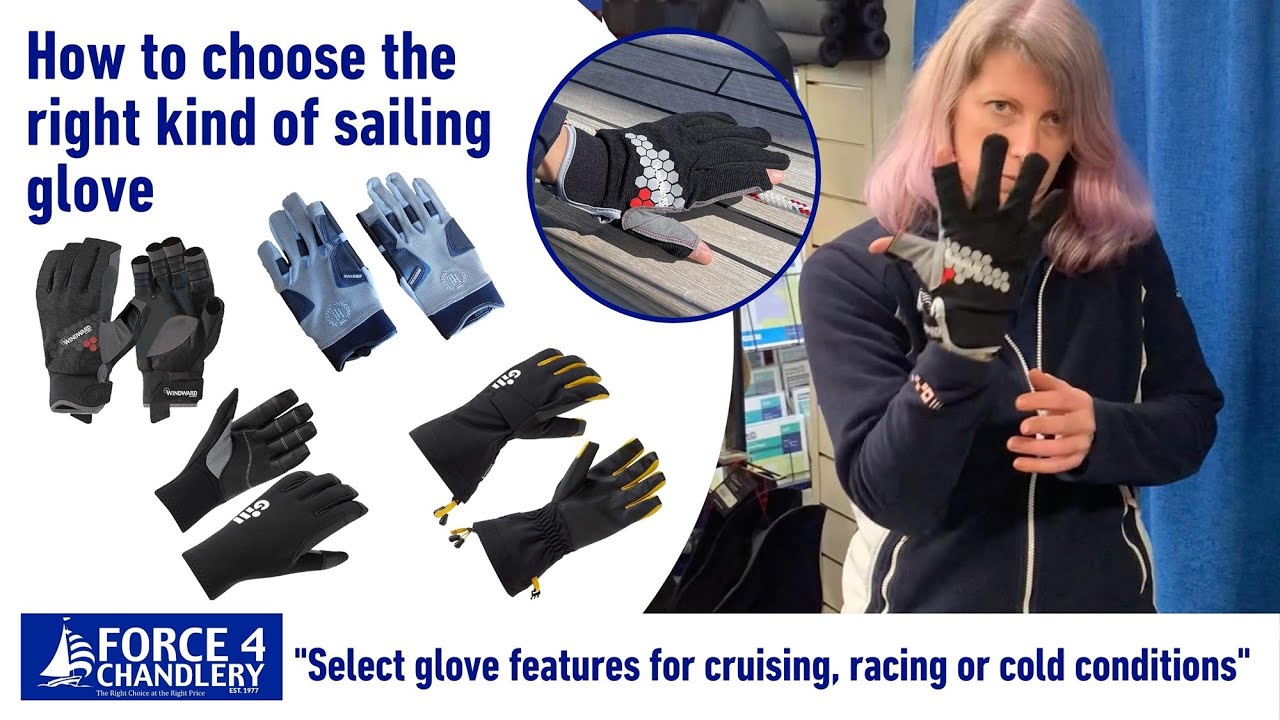 Choose the best sailing gloves for cruising, racing or when you're on the water in cold conditions.