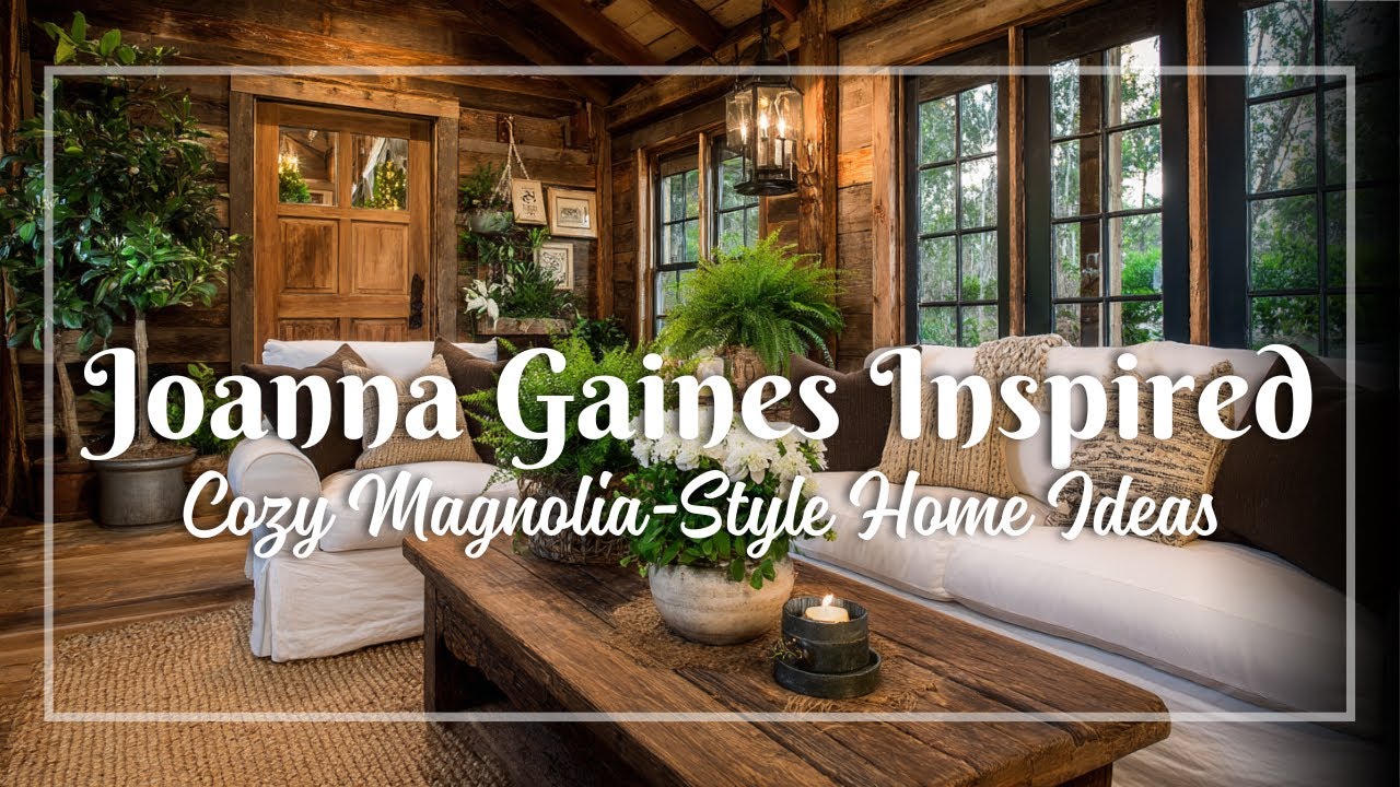 Joanna Gaines Vintage Farmhouse Decor Ideas for a Cozy, Lived-In Magnolia-Style Home