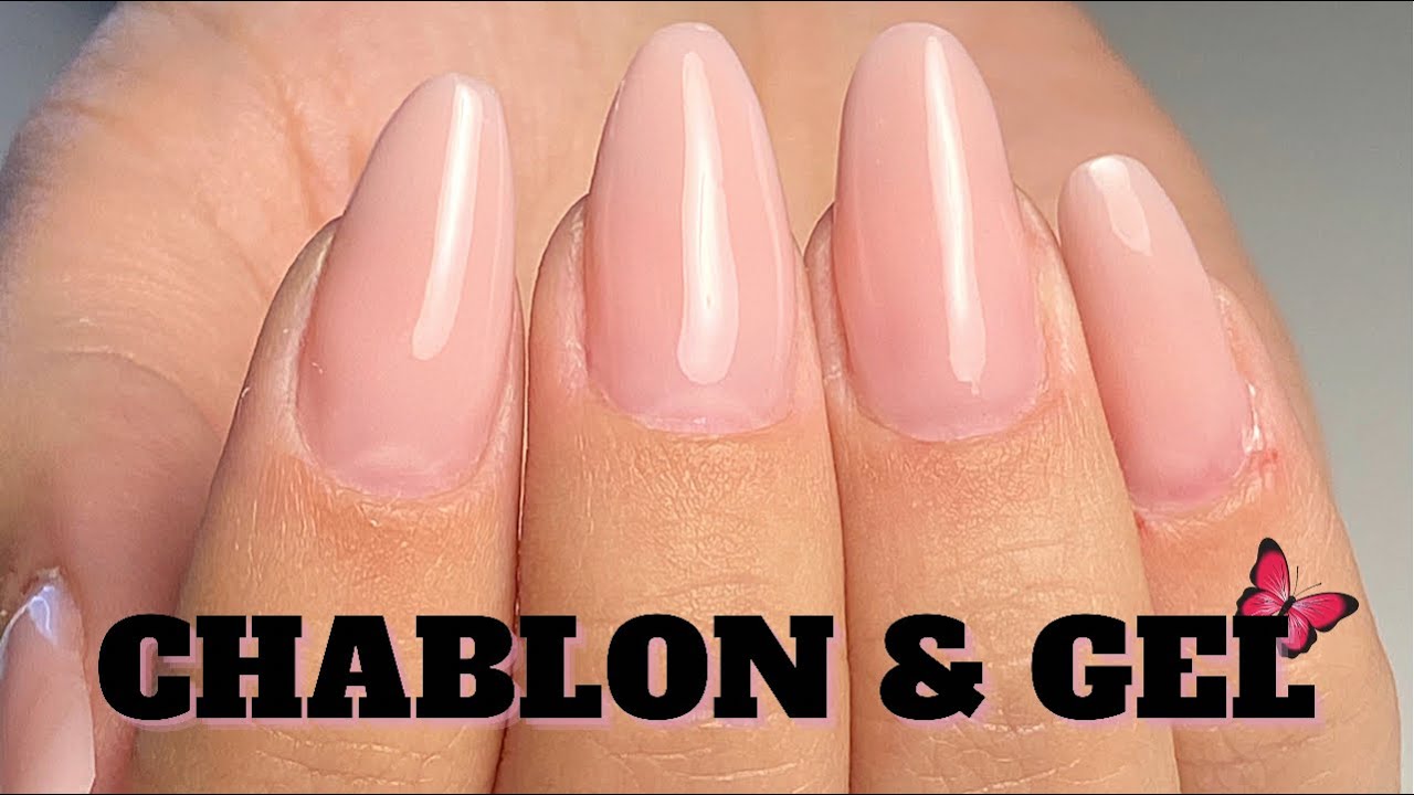 💅🏼 TUTO ONGLES EN GEL SUR CHABLON : FORME AMANDE 💗