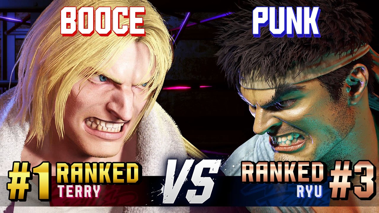 SF6 ▰ BOOCE LEE (#1 Ranked Terry) vs PUNK (#3 Ranked Ryu) ▰ High Level Gameplay