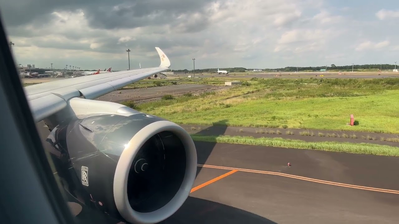 [4K] STARLUX Airlines 星宇航空 JX801 Narita 成田/NRT ✈︎ Taipei 台北/TPE Pushback/Taxing/Takeoff