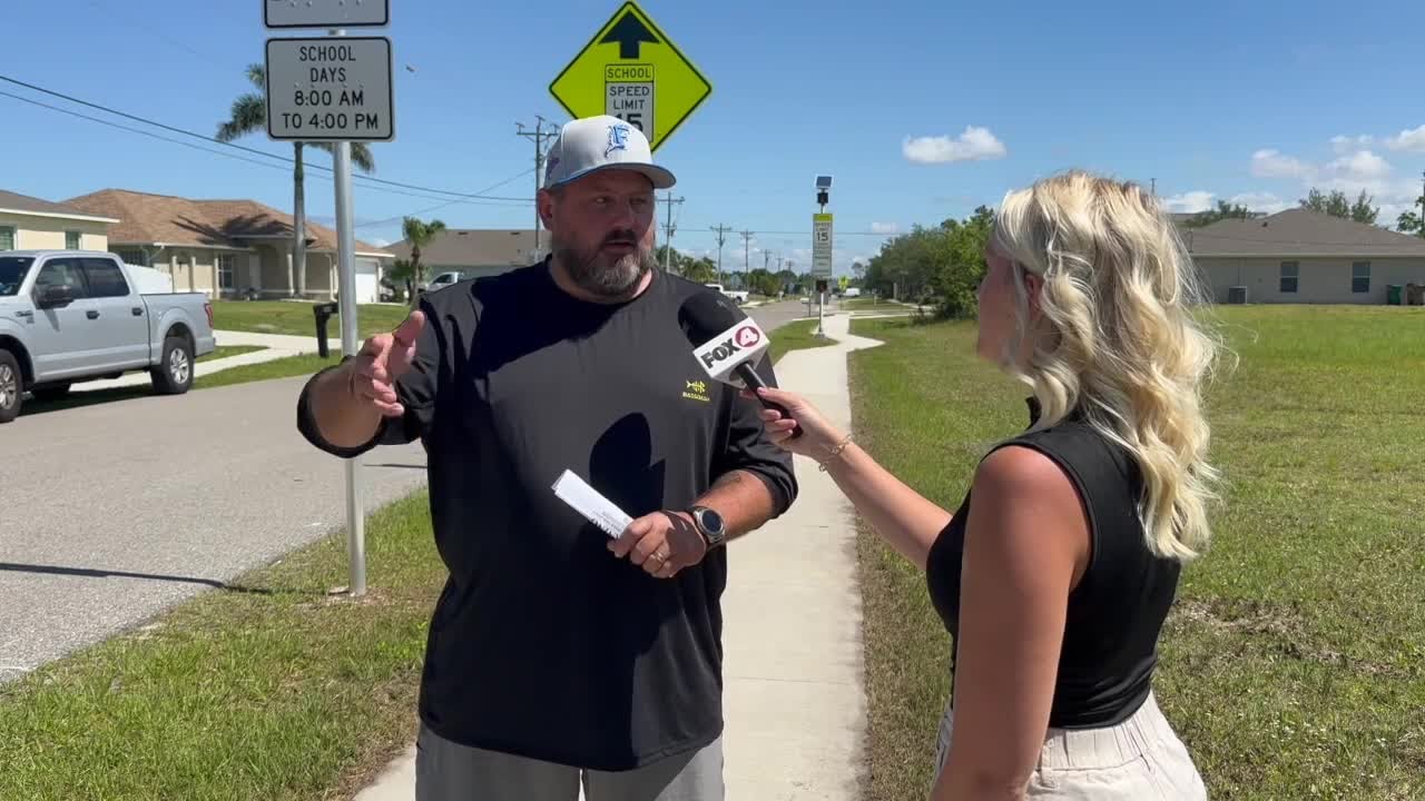 COMMUNITY CONFUSION: Cape Coral school zone camera tickets driver going under the speed limit