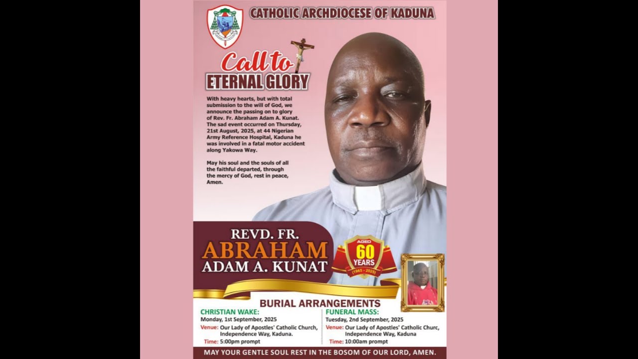 WAKE MASS OF LATE REVD. FR. ABRAHAM ADAM A.  KUNAT AT OUR LADY'S OF APOSTLES CATHOLIC CHURCH.