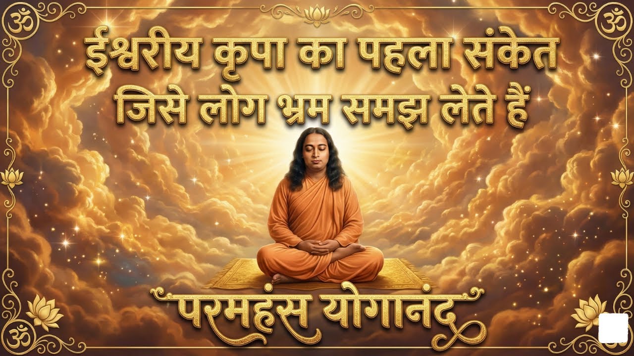 ईश्वरीय कृपा का पहला इशारा जिसे लोग भ्रम समझ लेते हैं | Yogananda