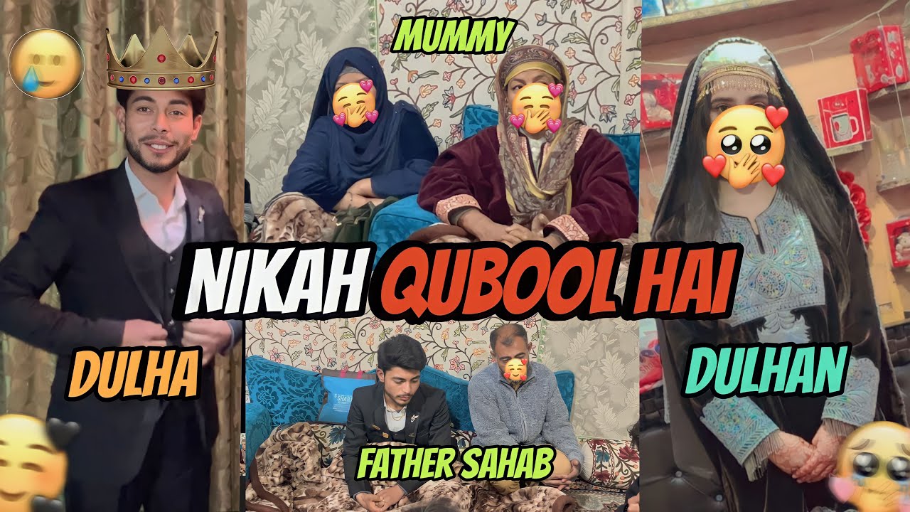 Alhamdulillah Mera Nikha Hogayi 🥰-Meri Wife Aur Mera Reaction Qubool Hai 🙈