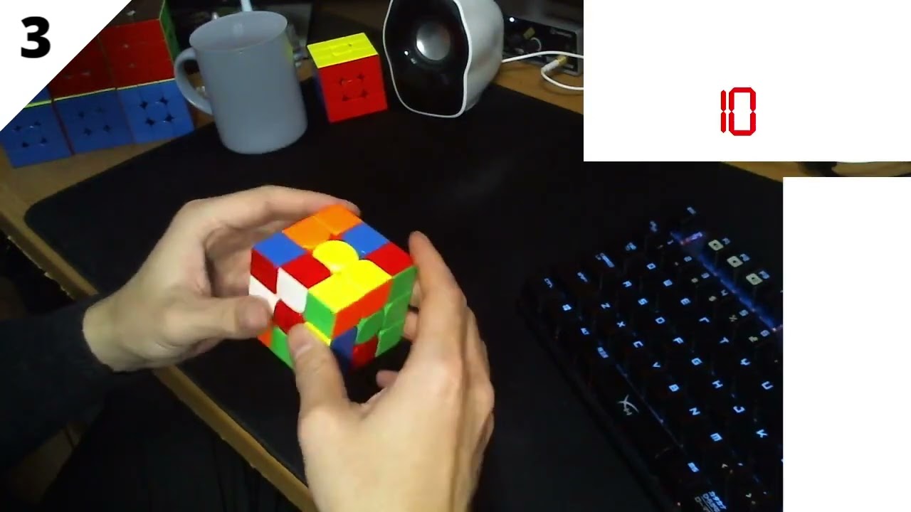 WeiLong V10 Ao5 12.37秒 / ルービックキューブ 260112