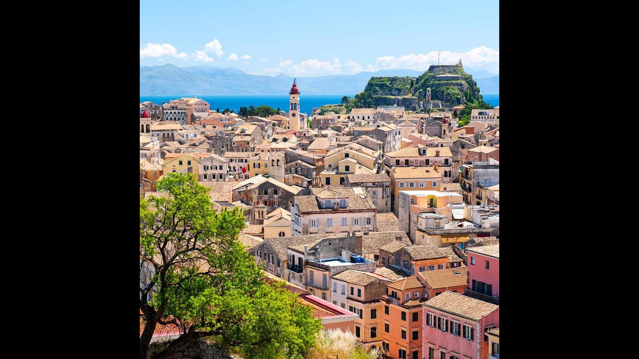 CORFU OLD TOWN - KORFU STARE MIASTO - OLD FORTRESS OF CORFU - STARA TWIERDZA W KORFU.