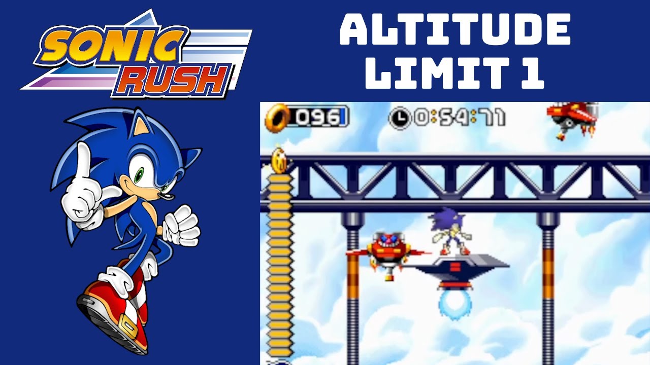 Sonic Rush - Altitude Limit 1 (Sonic) in 1:55.10