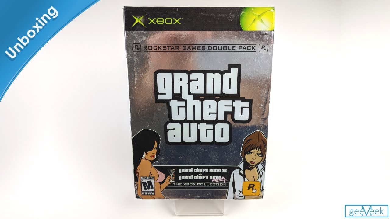 GTA Double Pack (GTA 3 & GTA Vice City) - Original Xbox Unboxing