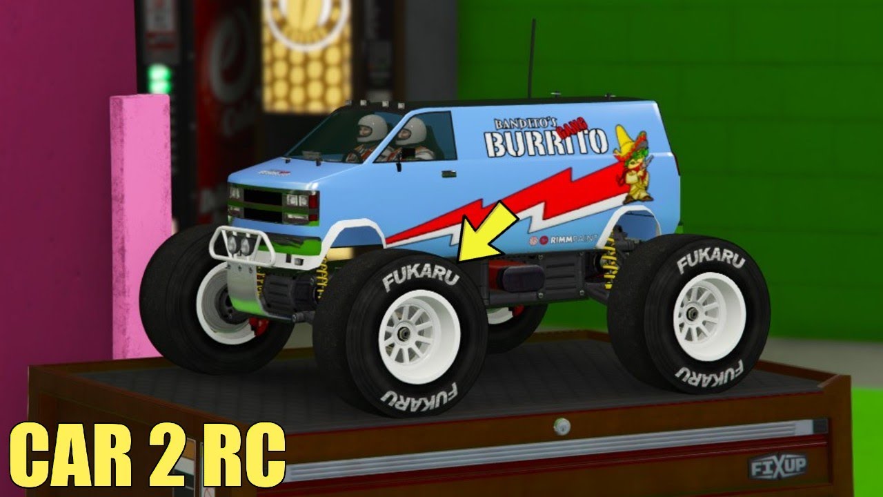 GTA 5 RC Bandito Merge 1.50 *CAR 2 RC* (BENNYS & F1 WHEELS ON RC BANDITO)