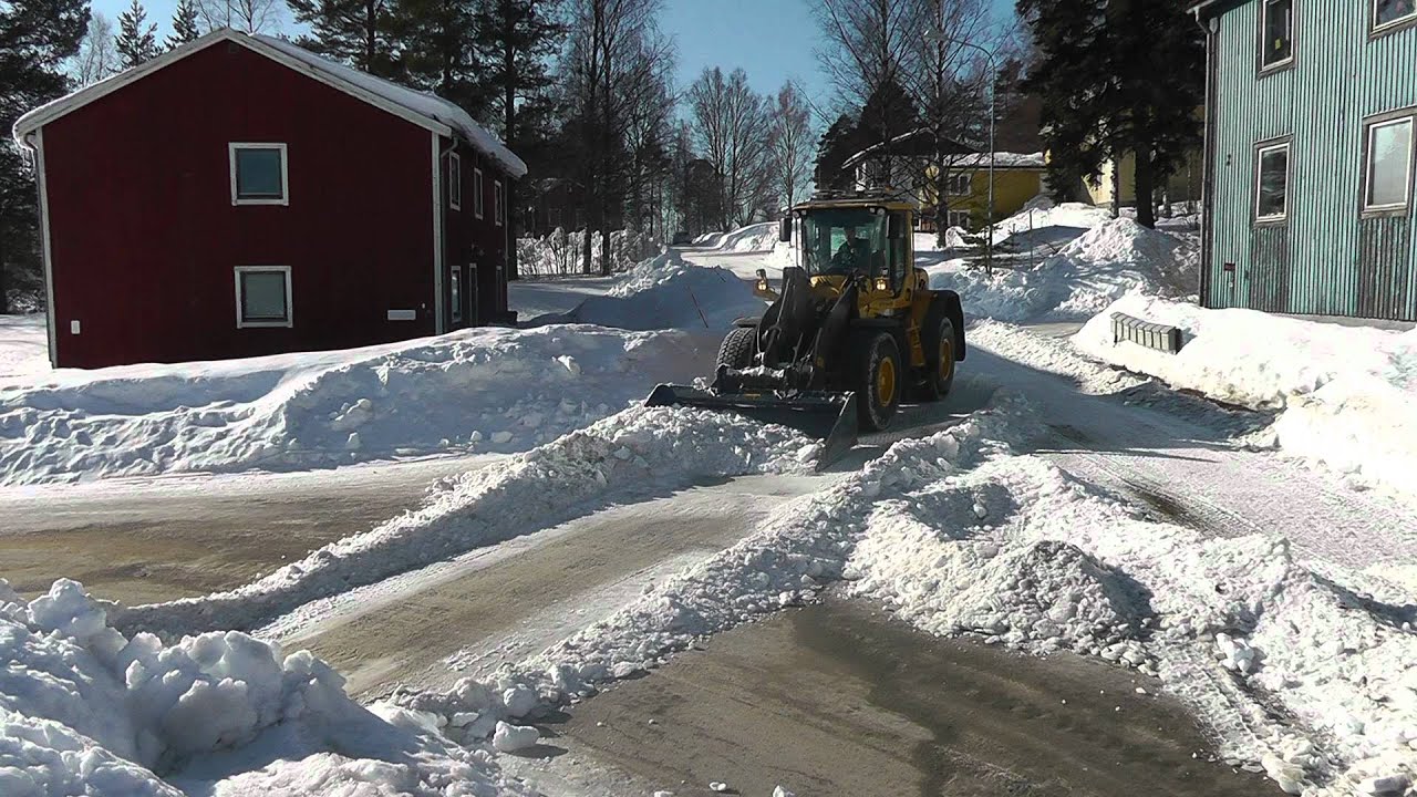 Veekmas rg 281 & Volvo L90F ice removal 2/9