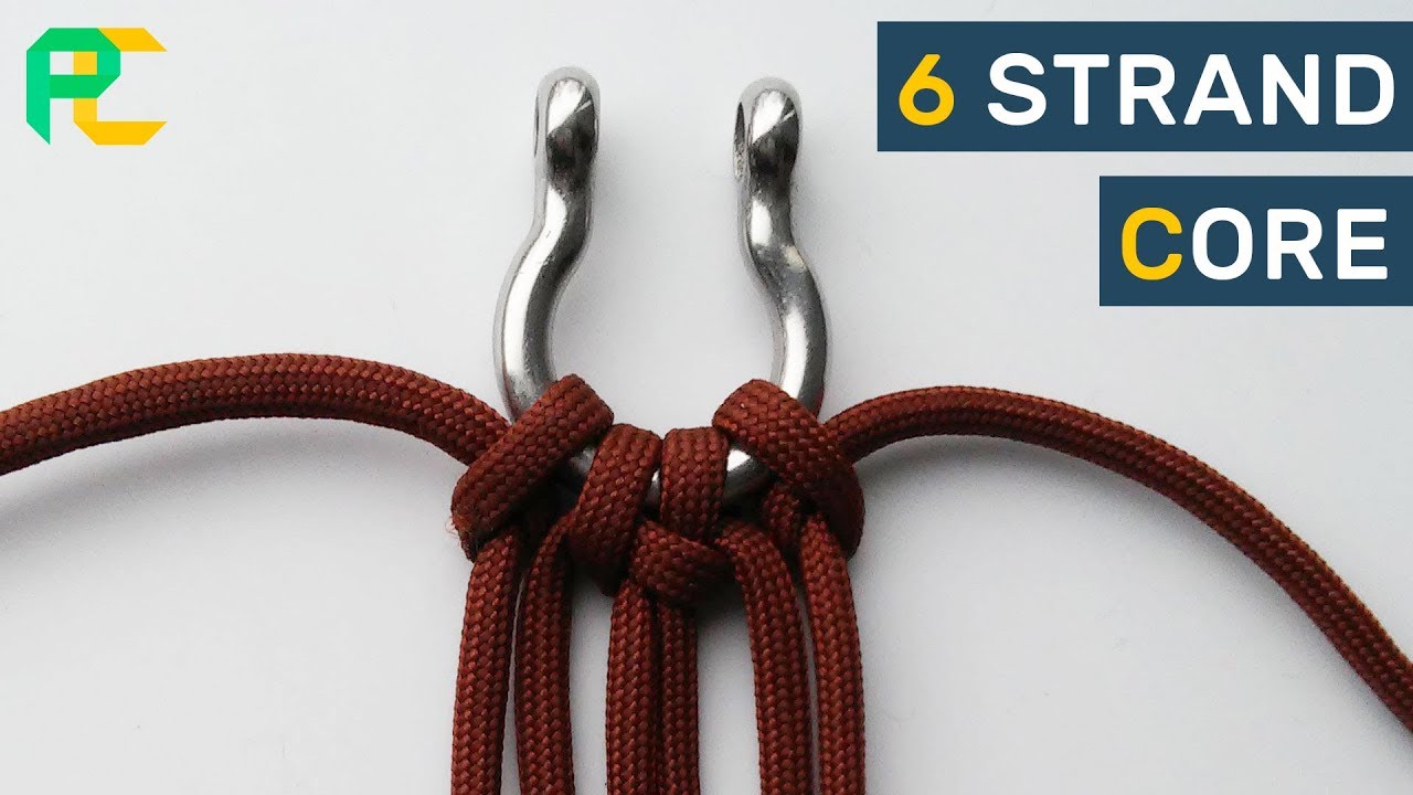 6 strand core for paracord bracelet with shuckle
