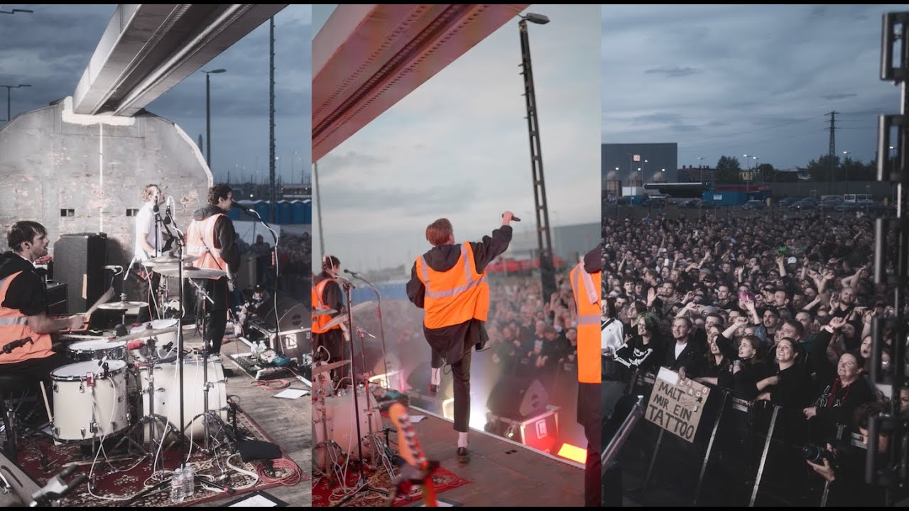 Kraftklub Konzert im Rangierbahnhof Halle