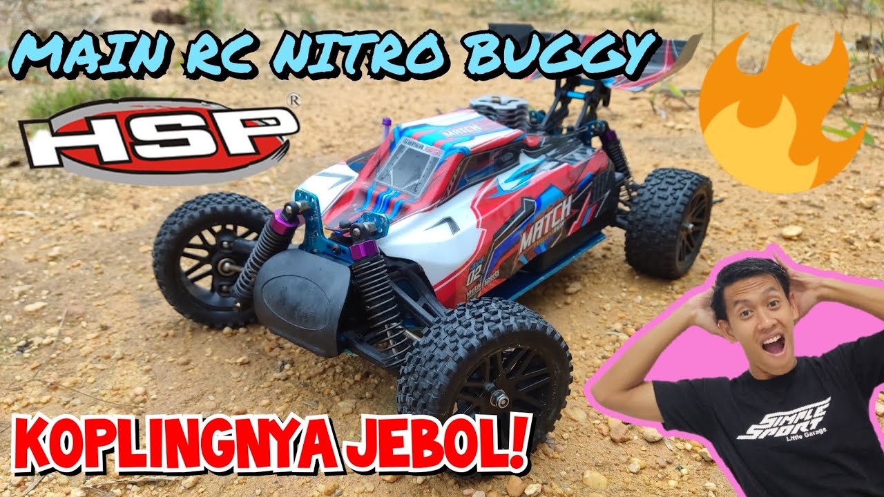 RC HSP ENGINE NITRO BUGGY! Gagal Test Drive!