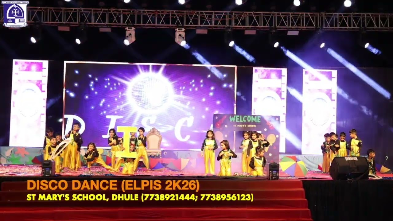 Groovy Disco Dance by Senior KG Stars | ELPIS 2K26 | St Mary's School | Dhule |