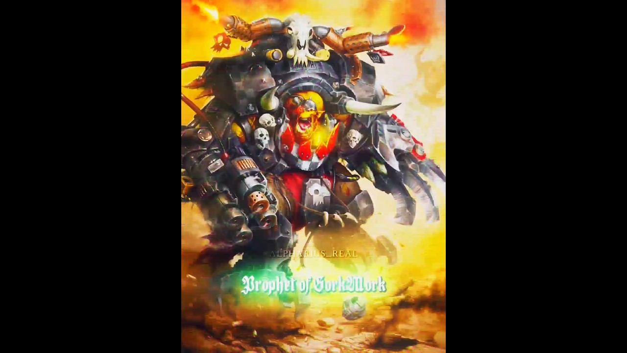 Angron vs Ghazghkull #warhammer #warhammer40000 #angron #worldeaters #khorne #ghazghkull #orks #edit