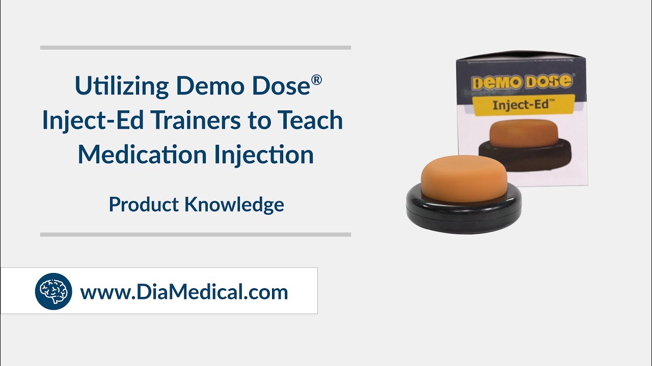 Demo Dose® Inject-Ed Trainers to Teach Medication Injection: Tuesday Teachings - Product Knowledge