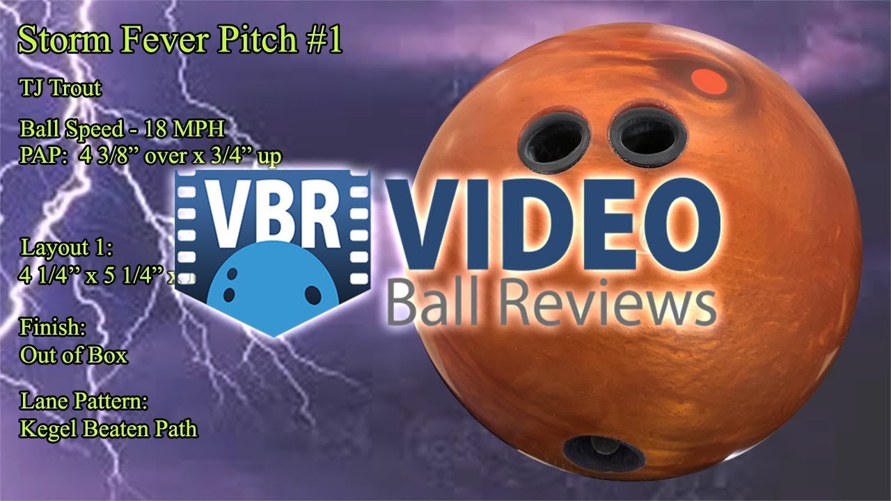 Storm Fever Pitch Bowling Ball Reaction Video Ball Review {vs} Match Up