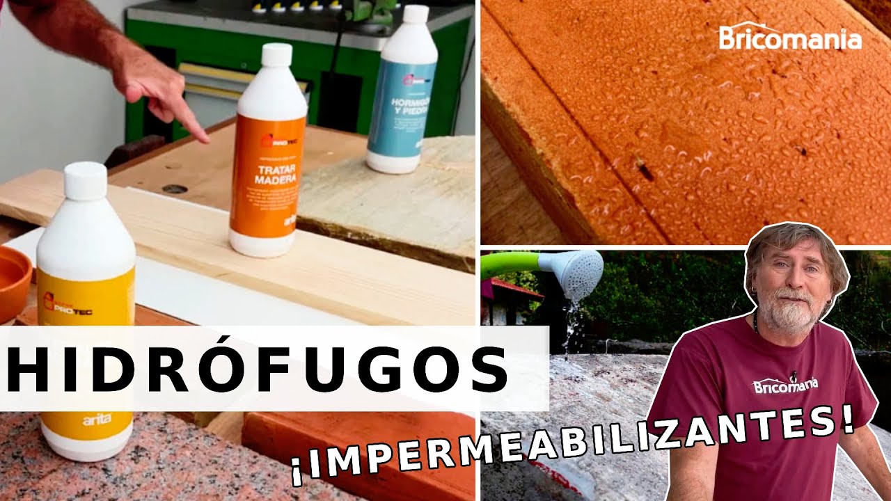 HIDRÓFUGOS para impermeabilizar distintas superficies // Bricomania