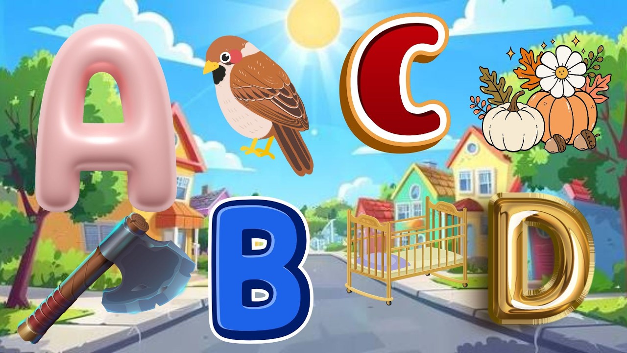 A for Apple | अ से अनार | abcd | Alphabets song nursery rhymes