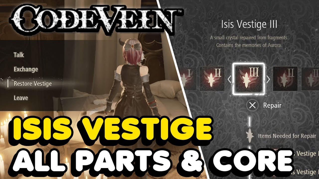 Code Vein — все части и основные местоположения ИГИЛ