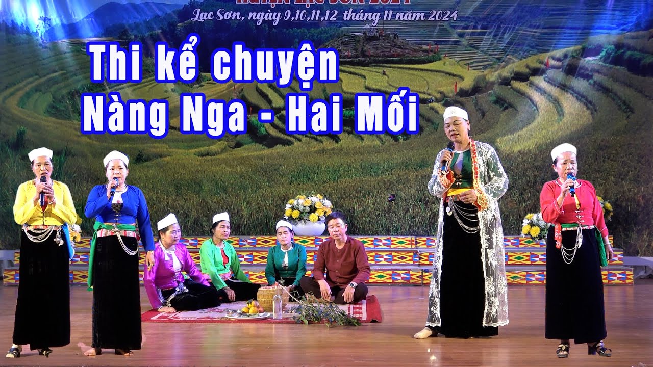 Thi kể chuyện thơ dân gian Mường Nàng Nga anh chàng Hai Mối