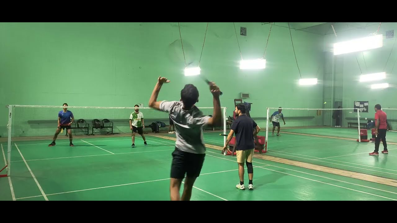 (1169) Hardik & G-One vs. Ayush & Abhishek (Clash of Smashers) Men's #badminton #doubles #iitr #iit