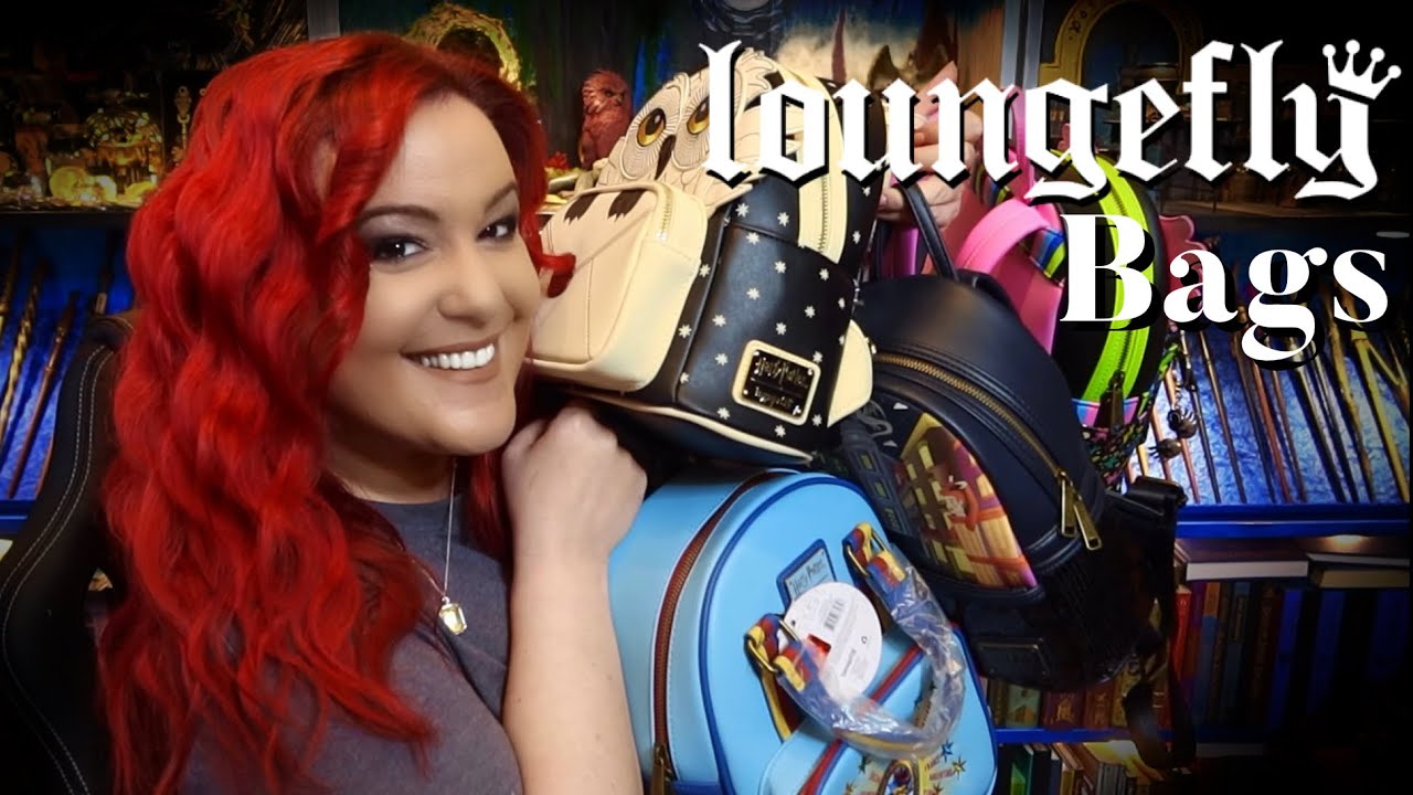 MY HUGE HARRY POTTER LOUNGEFLY BAG AND PURSE COLLECTION | VICTORIA MACLEAN