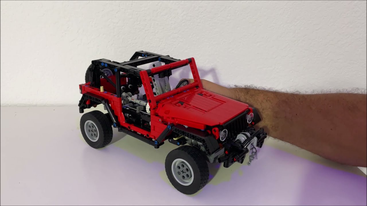 MOC lego creator Jeep Wrangler 8863 non RC technic review part 1
