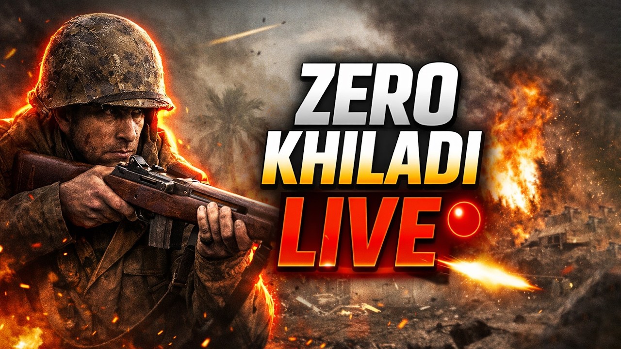 PUBG PC 🔥 RANK PUSH LIVE | ZERO KHILADI OP GAMEPLAY 😈