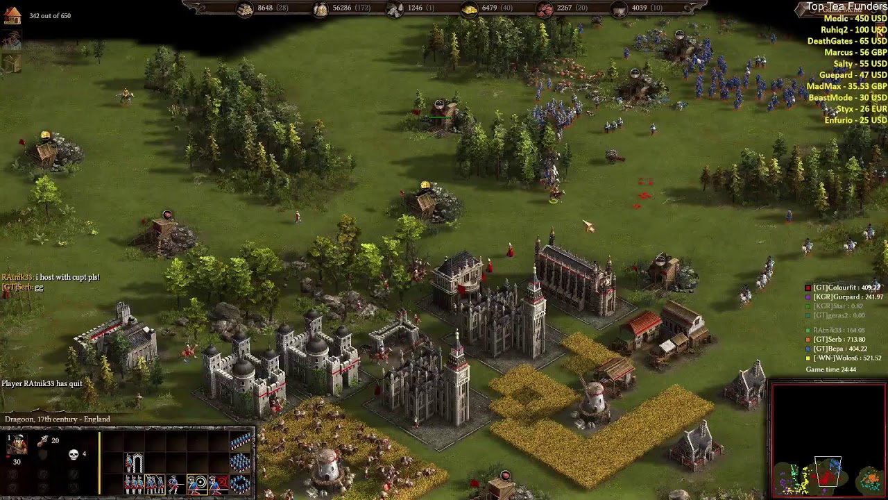 Cossacks 3 | Clash Of Kings [GT]Bepa vs [7K]Mitchie |